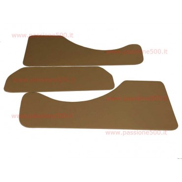KIT OF BROWN REAR LINING PANELS FOR FIAT 500 GIARDINIERA