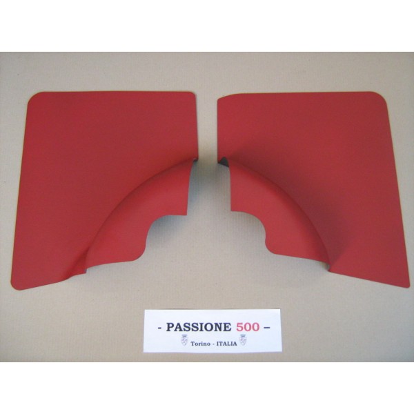 NR.2 RED REAR SIDE PANELS FOR FIAT 500 F AND 500 R