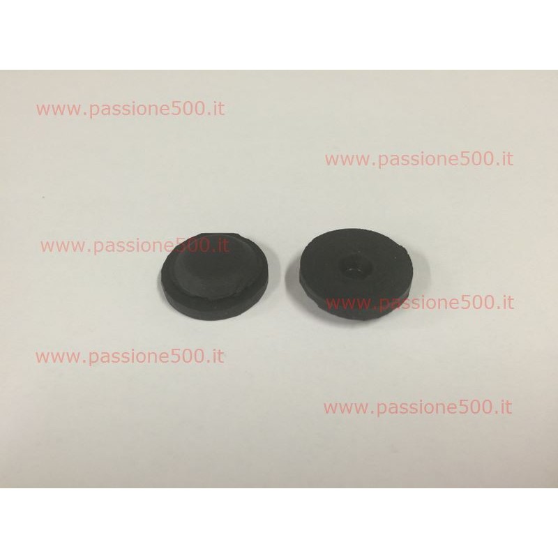 PAIR OF RUBBER PLUG FOR FLOOR PAN - hole diameter 17 mm FIAT 500