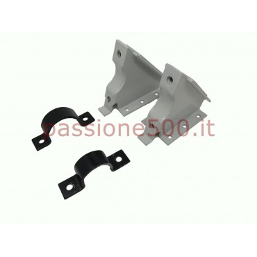 COPPIA STAFFE SUPPORTO PER MONTAGGIO SCATOLA GUIDA A CREMAGLIERA FIAT 126 SU FIAT 500