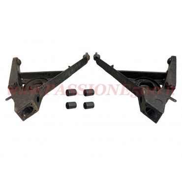 PAIR OF REAR SUSPENSION ARMS - ORIGINAL FIAT - FIAT 500 N  (from chassis nr. 71744) - D - GIARDINIERA base D