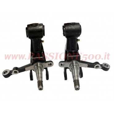 COPPIA DI PERNI FUSI NUOVI - made in Italy - FIAT 500 D (da telaio 575439) F L R 