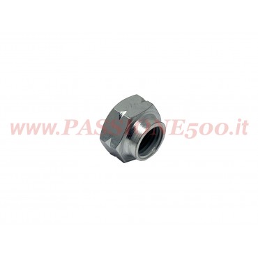 DADO DA RIBATTERE - FILETTATURA DESTRA - PER MOZZO PERNO FUSO FIAT 500 F L R GIARDINIERA base F