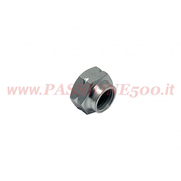 DADO DA RIBATTERE - FILETTATURA DESTRA - PER MOZZO PERNO FUSO FIAT 500 F L R GIARDINIERA base F