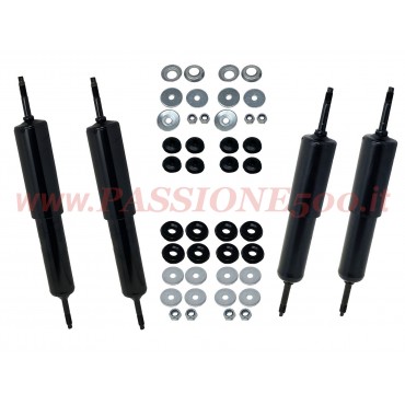 KIT AMMORTIZZATORI SOSPENSIONE ANTERIORE E POSTERIORE FIAT 500 
