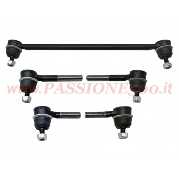 KIT TIRANTERIA STERZO COMPLETO - ALTA QUALITA' - FIAT 500 D (da telaio 575439) F L R GIARD